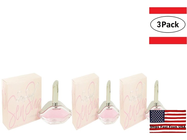 3 Pack Johan B Sensual by Johan B Eau De Parfum Spray 2.8 oz for Women