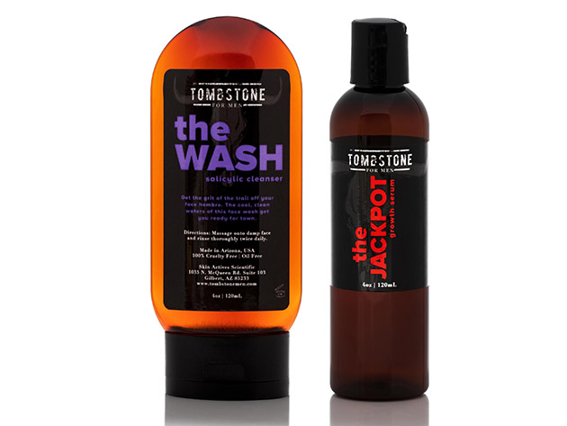 The Wash Salicylic Cleanser & The Jackpot KGF Hair Growth Serum Set - All Vegan