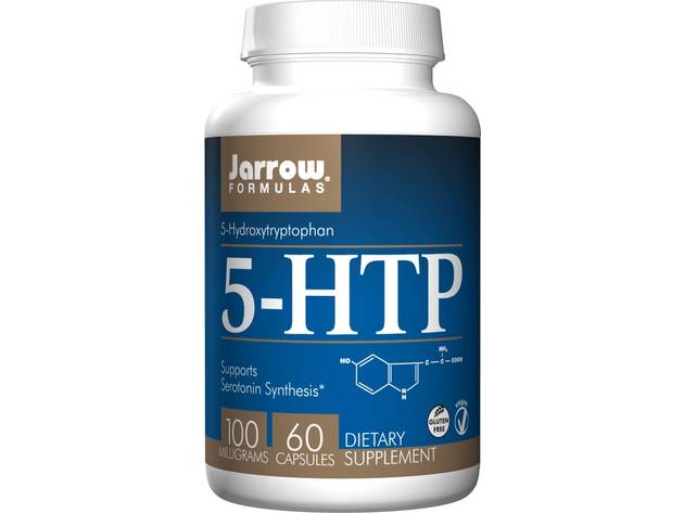 Jarrow Formulas - 5-HTP Serotonin Synthesis Support 100 mg. - 60 Vegetarian Capsules