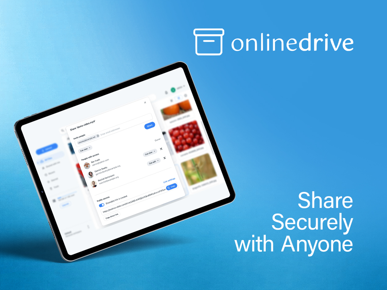 OnlineDrive Cloud Storage: Lifetime Subscription (Corporate Plan/4TB)