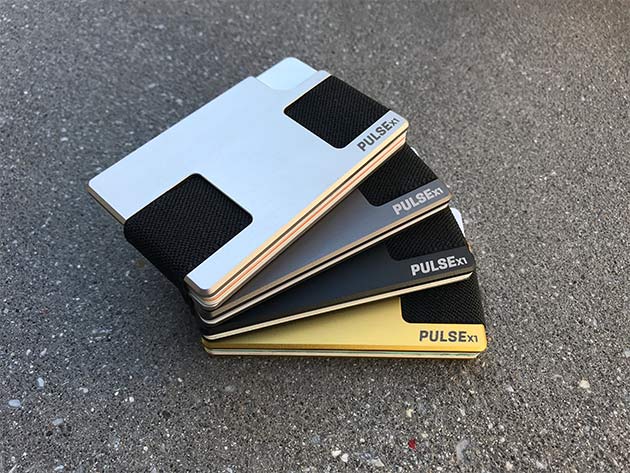 PulseX1 Ultra Slim Wallet (Silver)