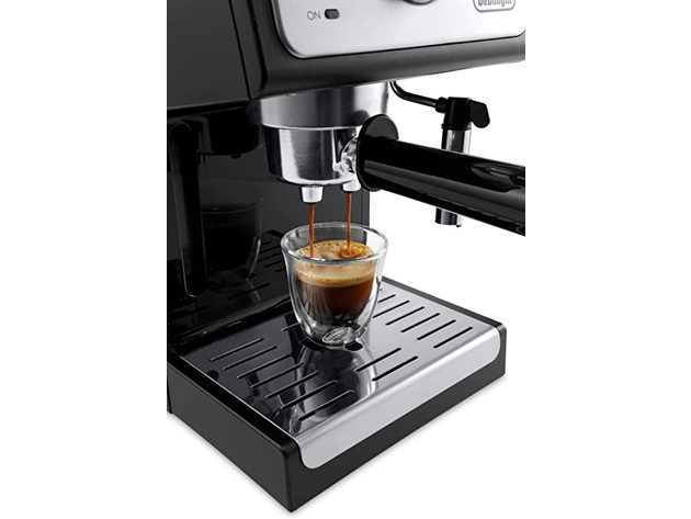 De'Longhi A-3220-RMB Stainless Steel Espresso Cappuccino Maker Manual Frother (Used)