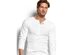 2(X)Ist Men's Essential Range Long-Sleeve Henley White Size Medium