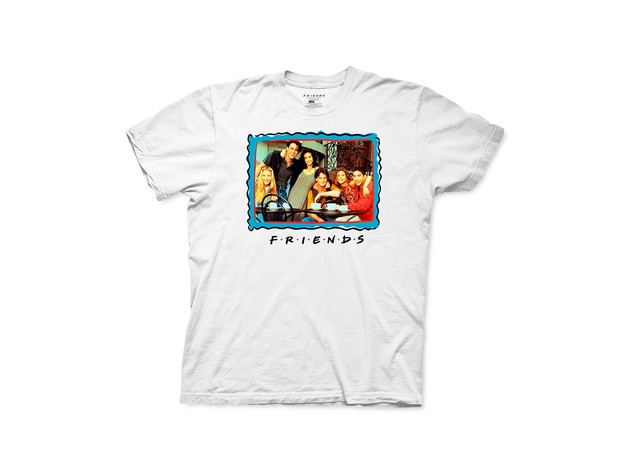 Friends Frame Men's Graphic T-Shirt White Size XX Large