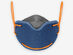 Performance Protective Mask with 10 Filters (Blue & Orange)