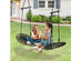 Costway Saucer Tree Swing Surf Kids Outdoor Adjustable Swing Set w/ Handle