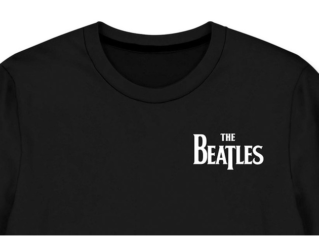 Hybrid Men's BeatlesLong-Sleeve Let It Be Band T-Shirt Black Size Medium