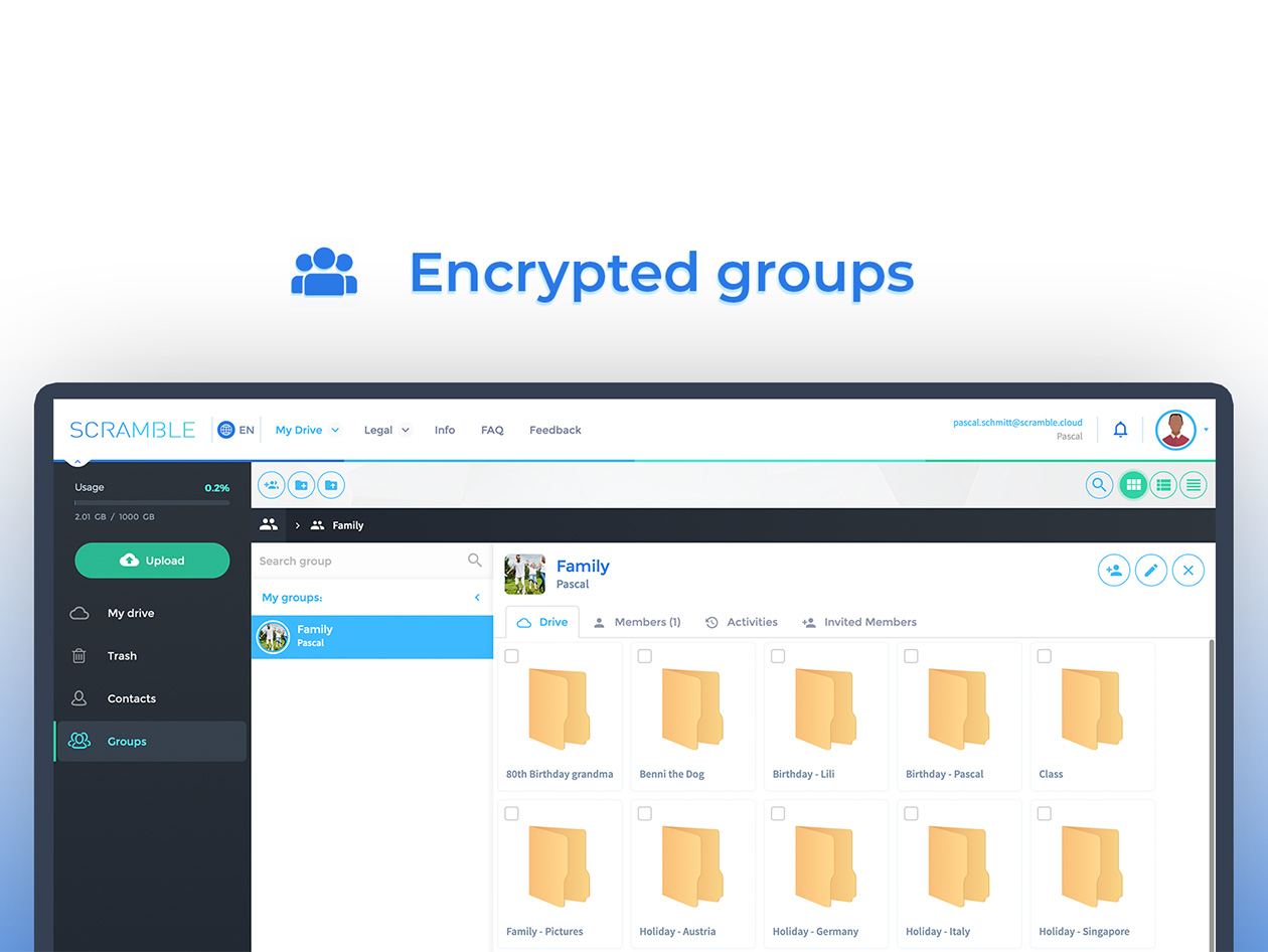 Scramble Cloud Storage: Lifetime Subscription (5TB)