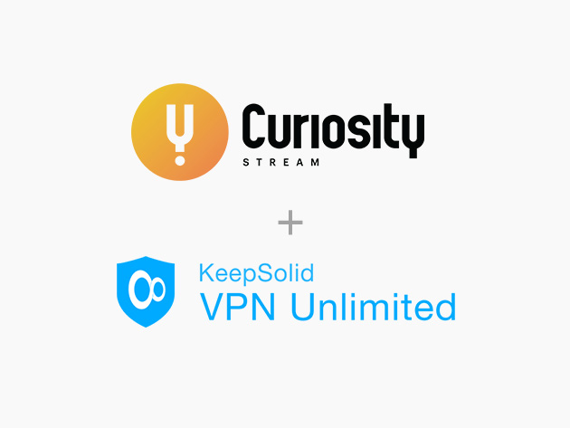 The CuriosityStream + KeepSolid VPN Unlimited Lifetime Subscription Bundle
