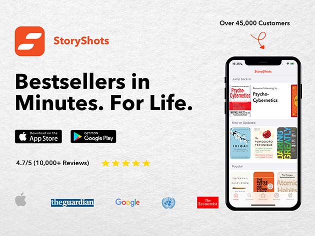 StoryShots: Get Lifetime, Give Lifetime Plan