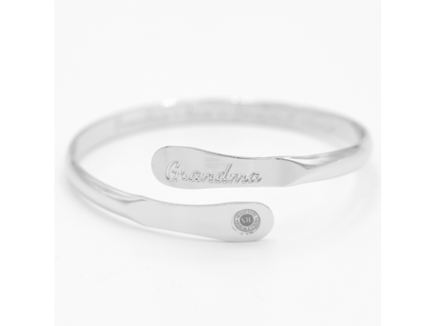 Grandma Bracelets, Engraved Bracelets Grandmas love is forever & always