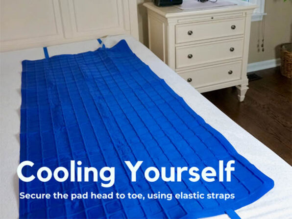 chilled mattress topper water cooling system