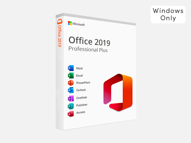 Microsoft Office Professional Plus 2019 for Windows: One-Time Purchase - No Recurring Fees! Get Lifetime Access to MS Office 2019 Apps: Word, Excel, PowerPoint, and More