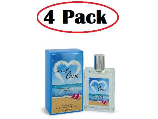 4 Pack of Philosophy Sea of Love by Philosophy Eau De Parfum Spray 4 oz