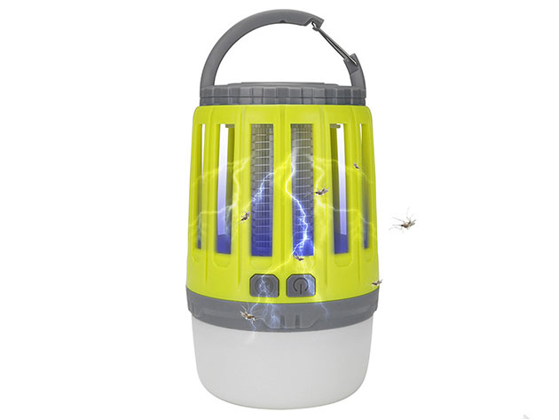 3-in-1 Waterproof Bug Zapper Lantern (Yellow/4-Pack)
