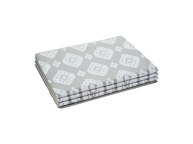 Oak and Reed FM31231 Origami Foldable Yoga Mat - Ikat Gray