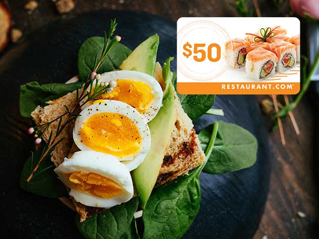 $50 Restaurant.com eGift Card