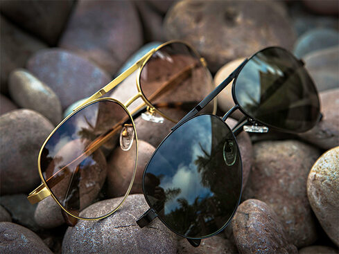 Constellation Stainless Steel Sunglasses by William Painter Gold