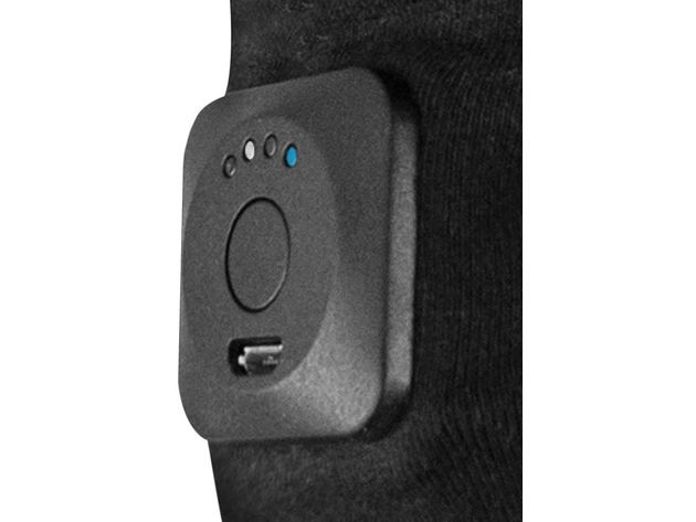 Intellinetix Vibrating Therapy Pain Relief Full Finger Gloves By Brownmed, Large, Black
