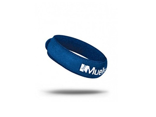Mueller Sport Care Jumper's Left or Right Knee Strap, One Size Fits Most: 10 - 22 inches, Blue