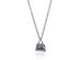 Ferragamo Charms Sterling Silver Necklace - 17mm Sofia Bag/16" Chain (Store-Display Model)