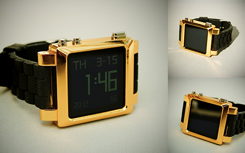 Paradox Watch Kit For Your iPod Nano (24k gold) | Cult of Mac