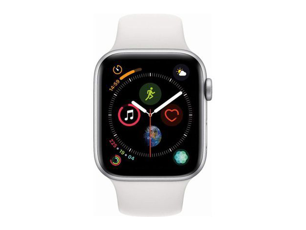 Apple Watch Series 4 GPS 44mm - Silver/White (Grade B Refurbished)