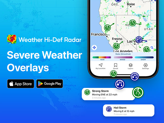 Weather Hi-Def Radar Storm Watch Plus: Lifetime Subscription