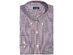 Club Room Men's Classic/Regular Fit Gingham Check Performance Dress Shirt Wine Size 16.5x32-33