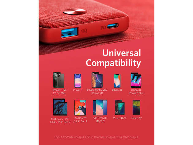 Anker PowerCore III Sense 10K Venetian Red