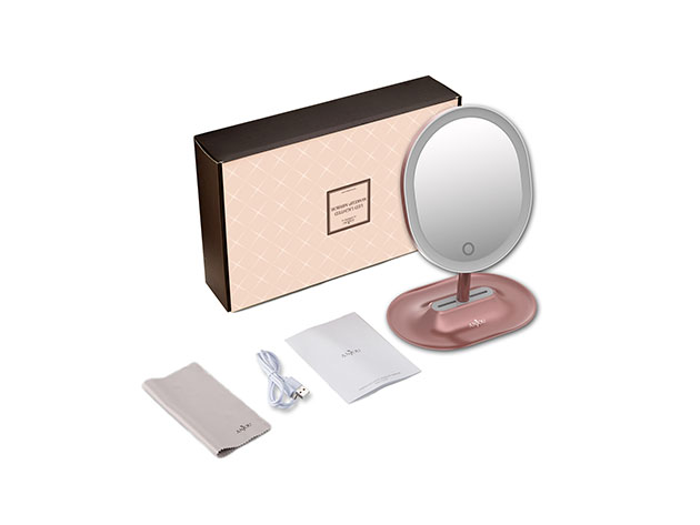 Rechargeable Dimmable LED Makeup Mirror