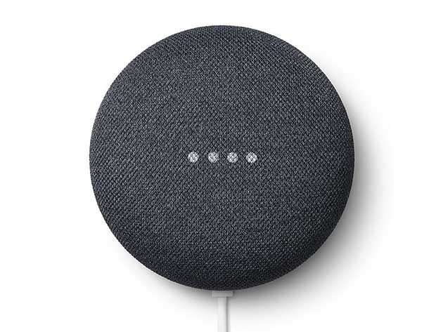 Google Nest Mini 2nd Gen Smart Speaker with Google Assistant (Charcoal)