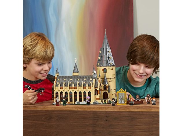 LEGO Harry Potter Hogwarts Great Hall 75954 Building Kit and Magic Castle  Toy, Fantasy Creatures, Hermione Granger, Draco Malfoy and Hagrid (878