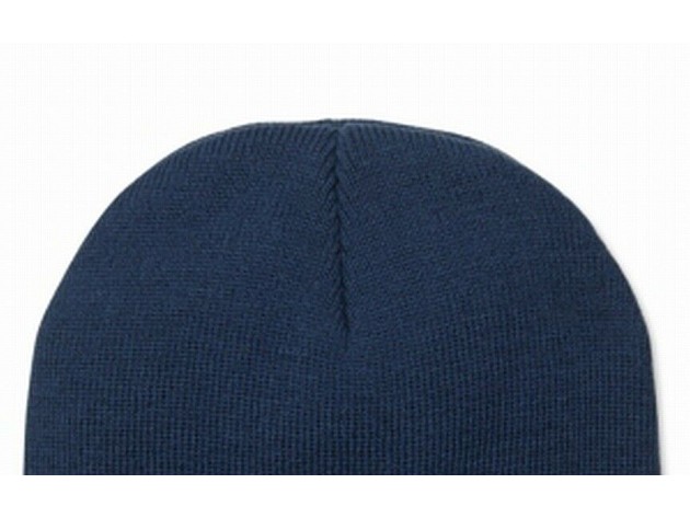 DKNY Men's Logo Beanie Blue Size Regular