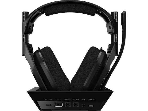 Astro 939001673 Gaming A50 Wireless Headset and Base Station - Black/Grey