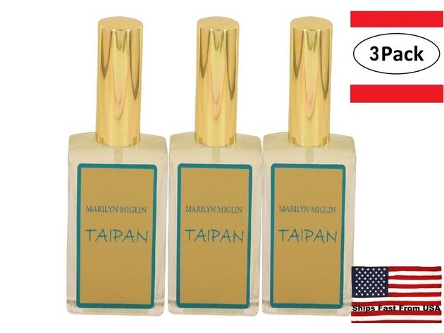 3 Pack Taipan by Marilyn Miglin Eau De Parfum Spray 1 oz for Women