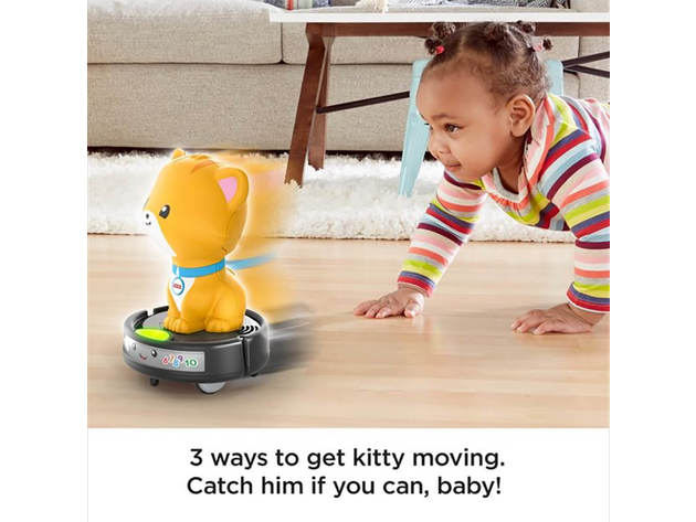 Fisher-Price FPGJW35 Laugh & Learn Crawl-After Cat On A Vac