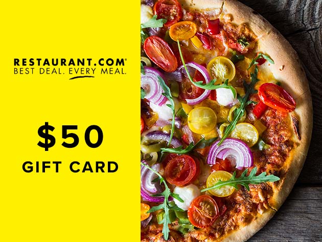 $50 Restaurant.com eGift Card