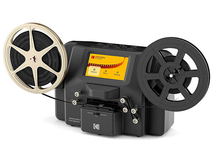 Kodak Reels 8mm & Super 8 Film Digitizer with 5 Screen