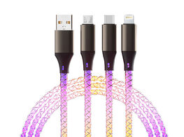 3-in-1 Light-Up LED Charging Cable