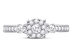 5/8 arat (ctw I2-I3, H-I) Diamond Engagement Bridal Ring in 14K White Gold - 8.5