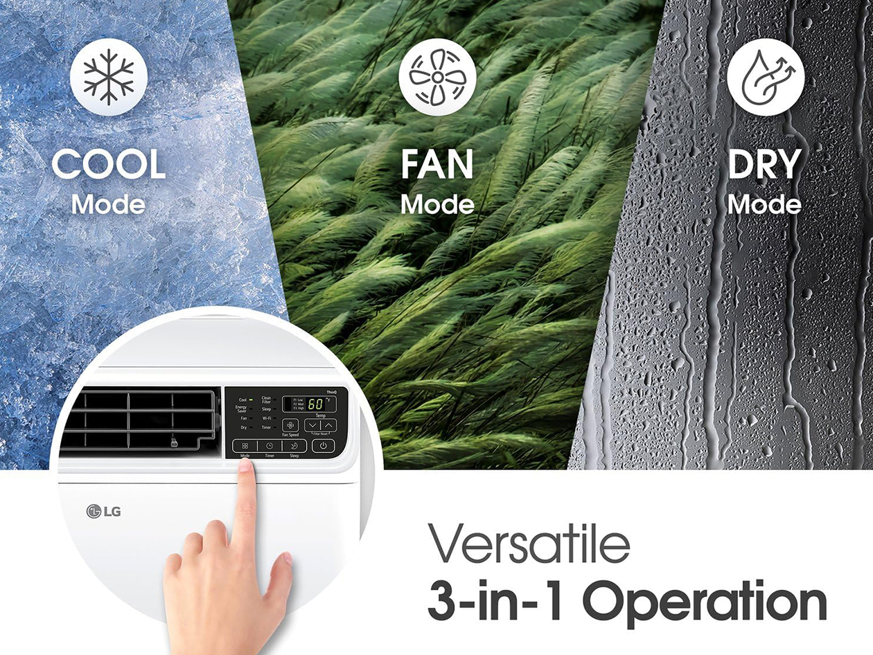 LG 23,500 BTU Dual Inverter Smart Window Air Conditioner