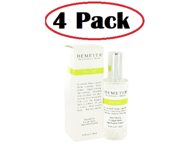 4 Pack of Demeter New Leaf by Demeter Cologne Spray 4 oz