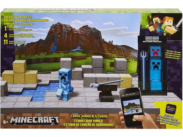 Minecraft 3.25 Inches Fantastic Exciting Comic Maker Studio Biome Creative Playset