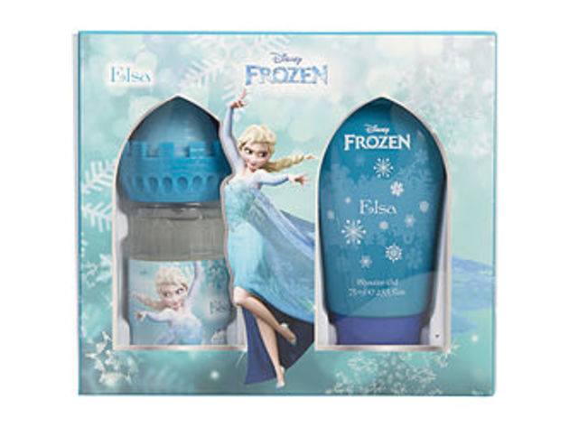 FROZEN DISNEY ELSA by Disney EDT SPRAY 1.7 OZ & SHOWER GEL 2.5 OZ (CASTLE PACKAGING) For WOMEN