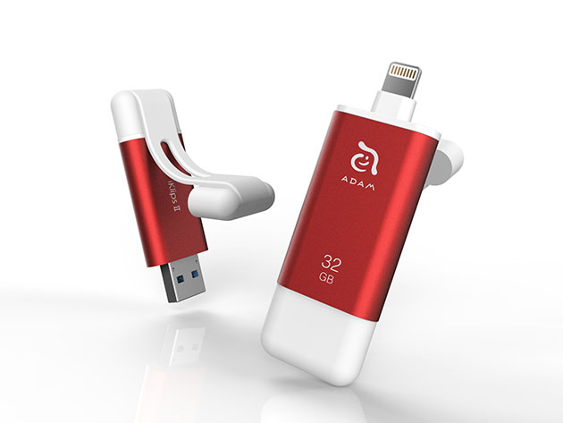 iKlips II Lightning iOS Flash Drive (32GB/Red)