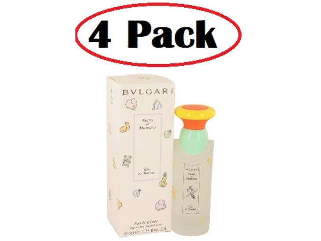 4 Pack of Petits & Mamans by Bvlgari Eau De Toilette Spray 1.3 oz