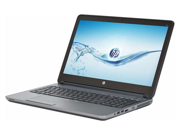 HP 650 G1 15" Laptop, 2.6GHz Intel i5 Dual Core Gen 4, 4GB RAM, 500GB SATA HD, Windows 10 Home 64 Bit (Grade B)
