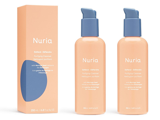 Nuria Defend: Purifying Cleanser with Moringa Seed (200ml/2-Pack)