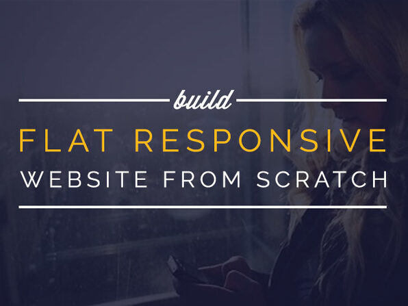 Build Flat Responsive Websites from Scratch Course - Product Image